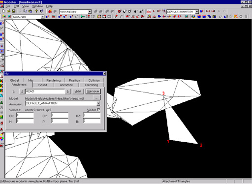 SeriousModeler Headman Attachment direction-vertics