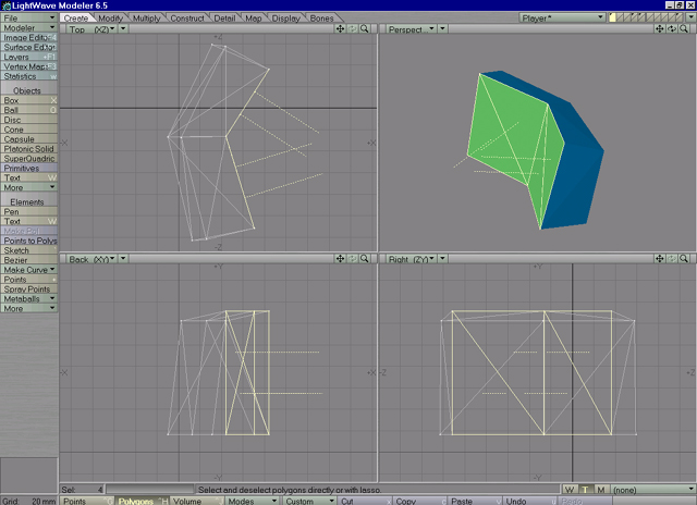 Lightwave Ammobox-Model with surfaces