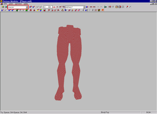 SeriousModeler Leg-Model with Texture